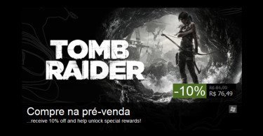 Tomb Raider em pré-venda no Steam