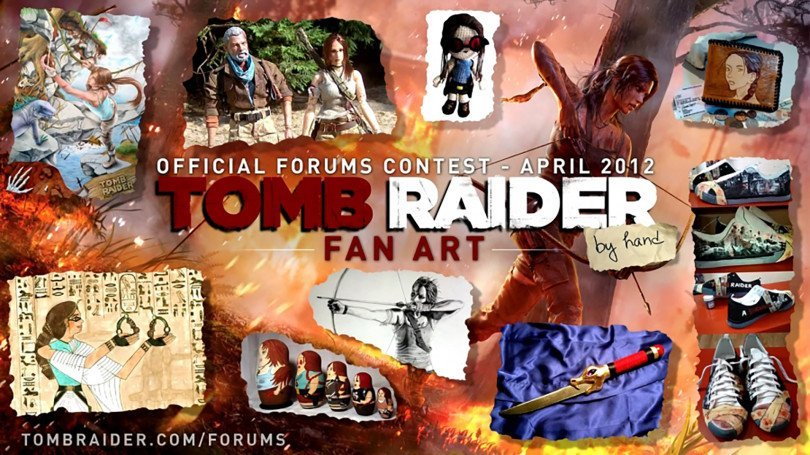 Confira os vencedores do concurso Tomb Raider Fanart “à mão”