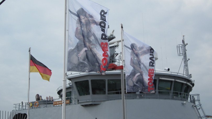 Navio especial Tomb Raider