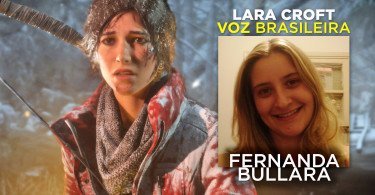 Revelada a dubladora brasileira de Lara Croft