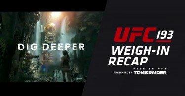Rise of the Tomb Raider apresenta UFC 193