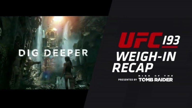 Rise of the Tomb Raider apresenta UFC 193
