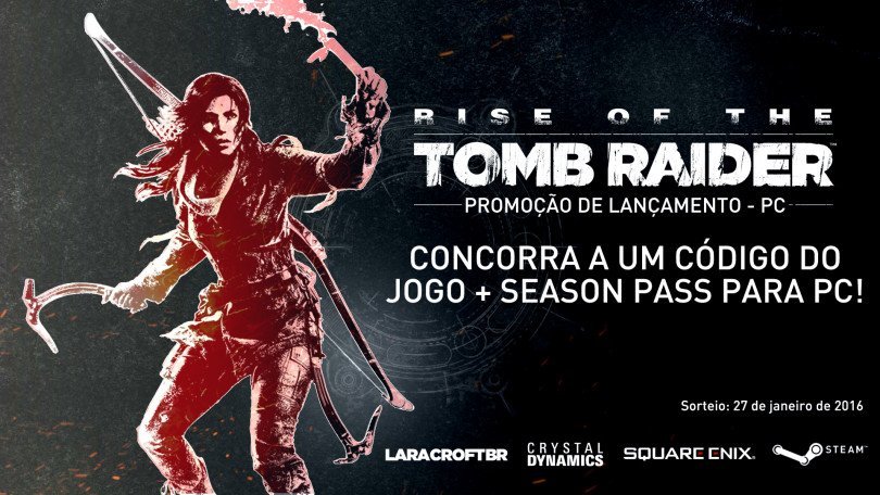 Promoção de lançamento - Rise of the Tomb Raider para PC