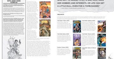 #TombRaider20 – Livro comemorativo recebe capa oficial + Prévia #TombRaider20 – Livro comemorativo recebe capa oficial + Prévia