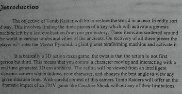 RETROSPECTIVA: Tomb Raider (1996) RETROSPECTIVA: Tomb Raider (1996)