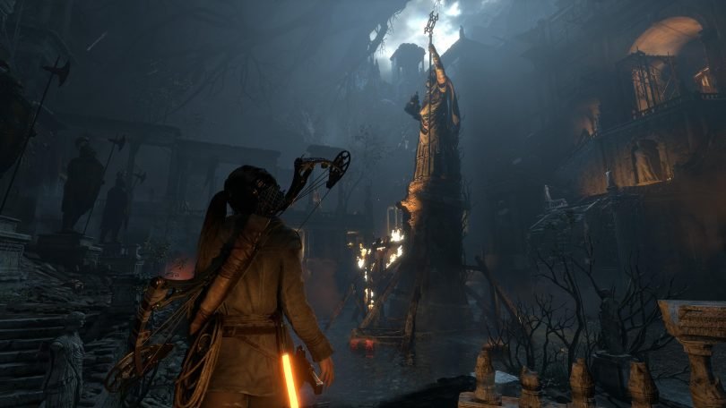Rise of the Tomb Raider em 4K no Xbox One X