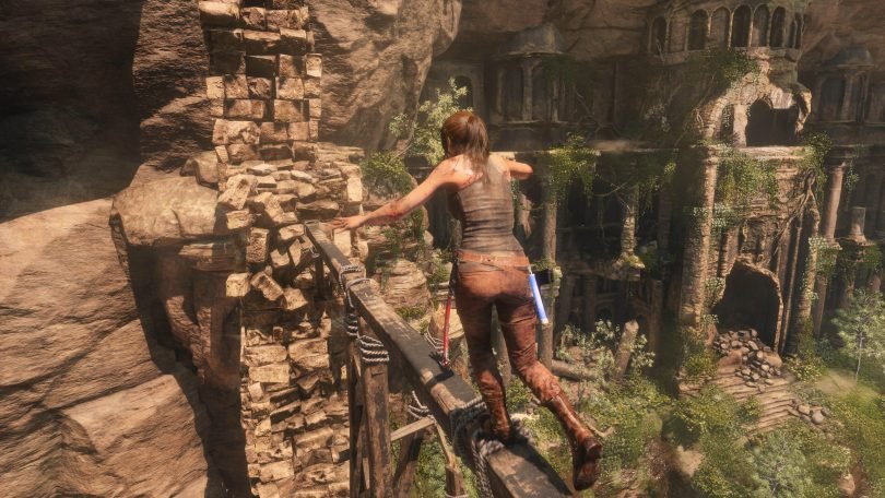 Rise of the Tomb Raider em 4K no Xbox One X