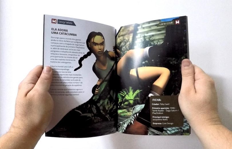 WarpZone lança livro com a biografia de Lara Croft