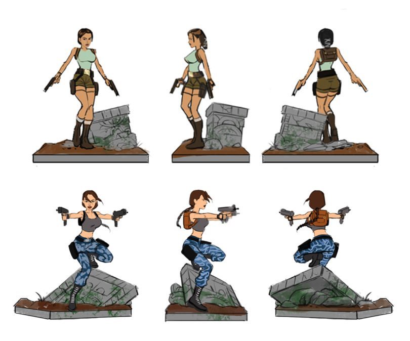 Primeiras informações das estátuas comemorativas de Tomb Raider