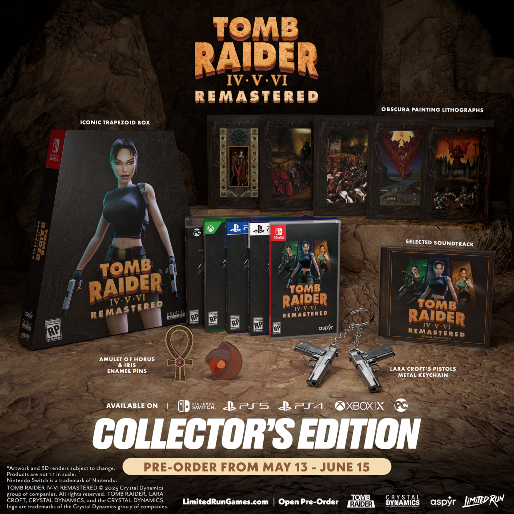 Edições em mídia física do Tomb Raider IV-VI Remastered são reveladas