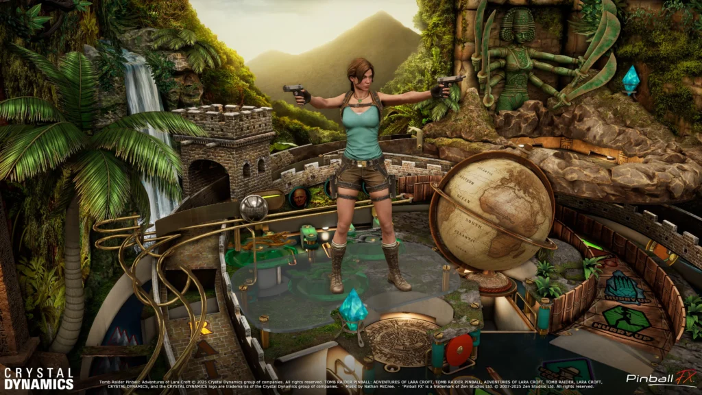 Tumbas, armadilhas e... fliperamas! Tomb Raider chega ao Pinball FX