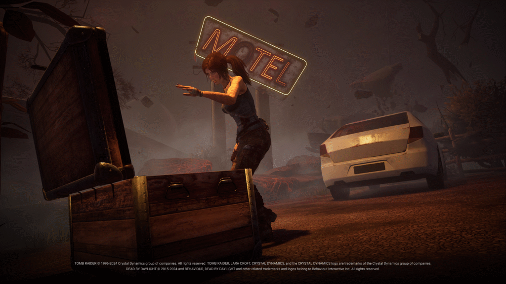 Aventure-se no Desconhecido com Lara Croft em Dead by Daylight